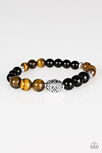 Abundance - Brown Stretch Bracelet