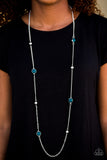 Accentuate The Positives - Blue Necklace