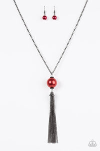 Be A Boss - Red Necklace
