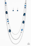 Belize It Or Not - Blue Necklace - Box 8 - Blue