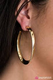 Be There With BELL-BOTTOMS On - Gold Hoop Earring