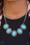 Bet The Ranch - Blue Necklace - Box 5 - Blue