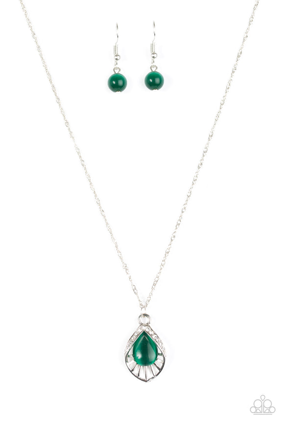 Cherished Treasure - Green Necklace - Box 6 - Green