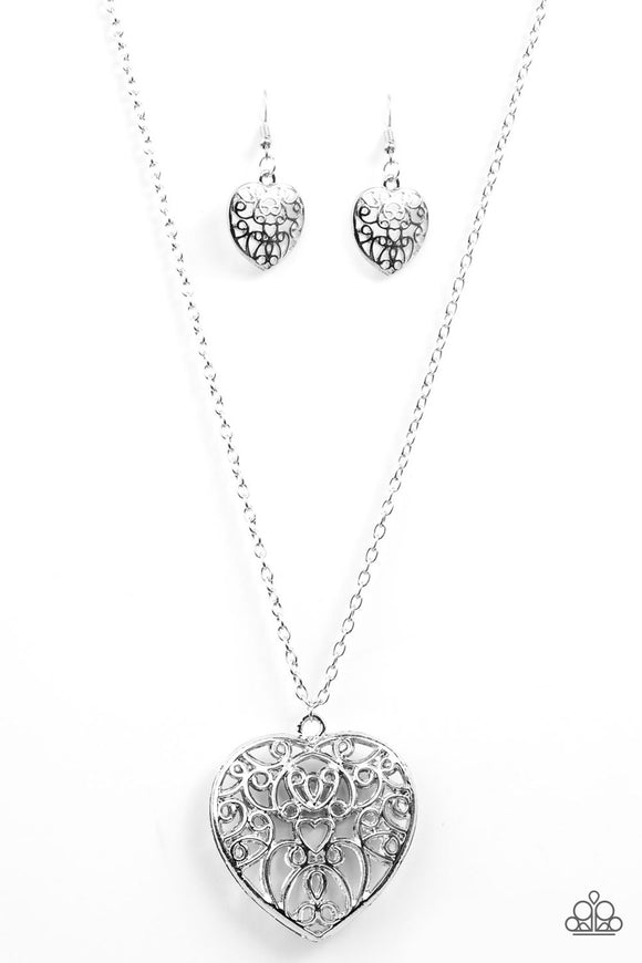 Deep In My Heart - Silver Necklace - Box 1 - Silver