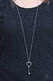 Love Is Key - White Necklace - Box 8 - White