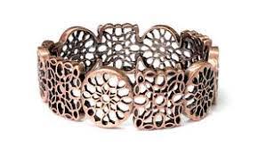 Mandala Mixer - Copper Stretch Bracelet