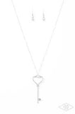 Love Is Key - White Necklace - Box 8 - White