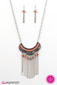 Tribal Fusion - Orange Necklace - Box 4 - Orange