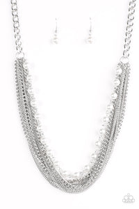 Fierce Fashion - White necklace - Box 2 - White