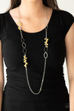 Flirty Foxtrot - Yellow Necklace - Box 3 - Yellow