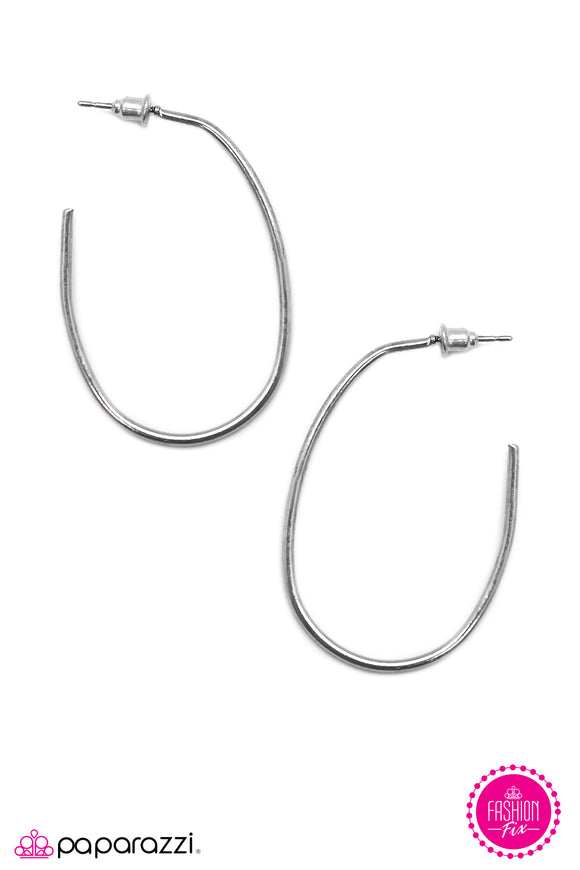 Free Range - Silver Hoop Earring