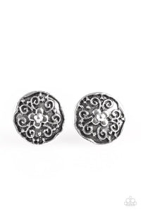 Garden Glee - Silver Post Earring - Box 2 - Silver