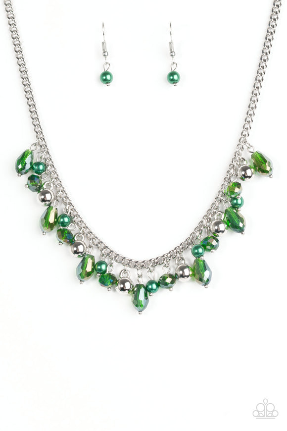 Glammed If I Do, Glammed If I Don't - Green Necklace - Box 5 - Green