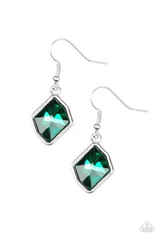 Glow It Up - Green Earrings