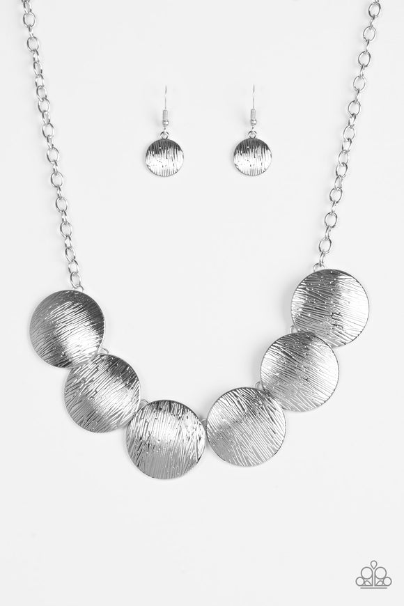 Glued To The Spotlight - Silver Necklace - Box 27 - Silver
