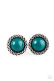 If The Boot Fits - Blue Post Earrings - Box 1 - Blue