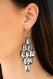 Contemporary Catwalk - Black Earring