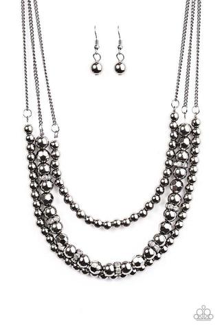 It's a Diva Thing - Black/Gunmetal Necklace - Box 11 - Black