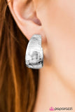 Liberty Bell - Silver Hoop Earring