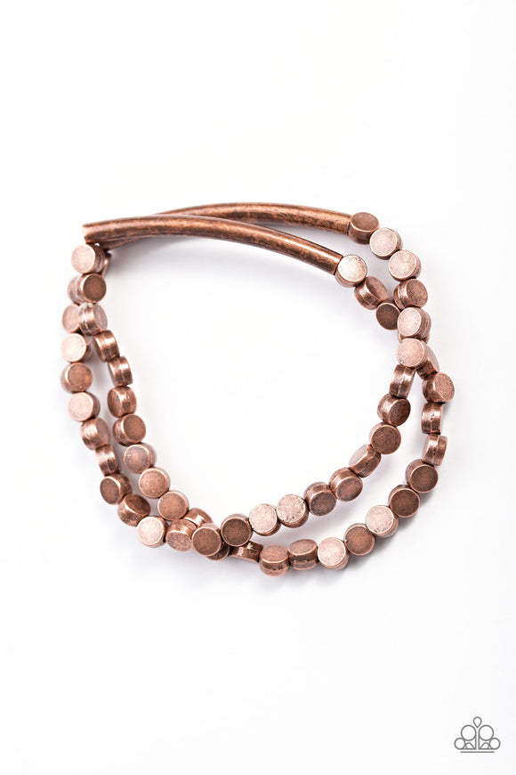 Life Is A Gleam - Copper Bracelet