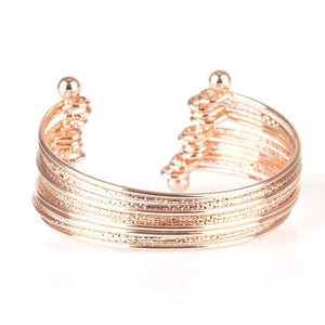 Endlessly Empress - Gold Cuff Bracelet - Bangle Gold Box