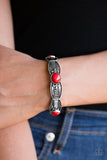 Mayan Majesty - Red Stretch Bracelet