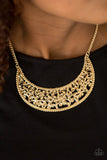 Moroccan Moon - Gold Necklace