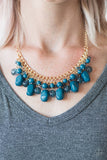 Newport Native - Blue/Gold Necklace - Box 2 - Blue