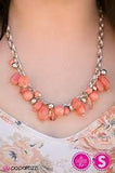 Ocean Sunset - Orange Necklace - Box 5 - Orange