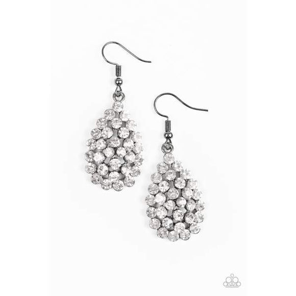 Sparkling Sparkle-naire - Black Earring