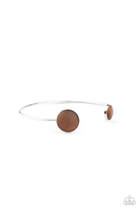 Brilliantly Basic - Brown Cuff Bracelet