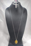 Peaceful Glow - Yellow Necklace - Box 3 - Yellow