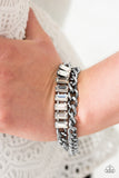 Plunge Into Grunge - White Bracelet