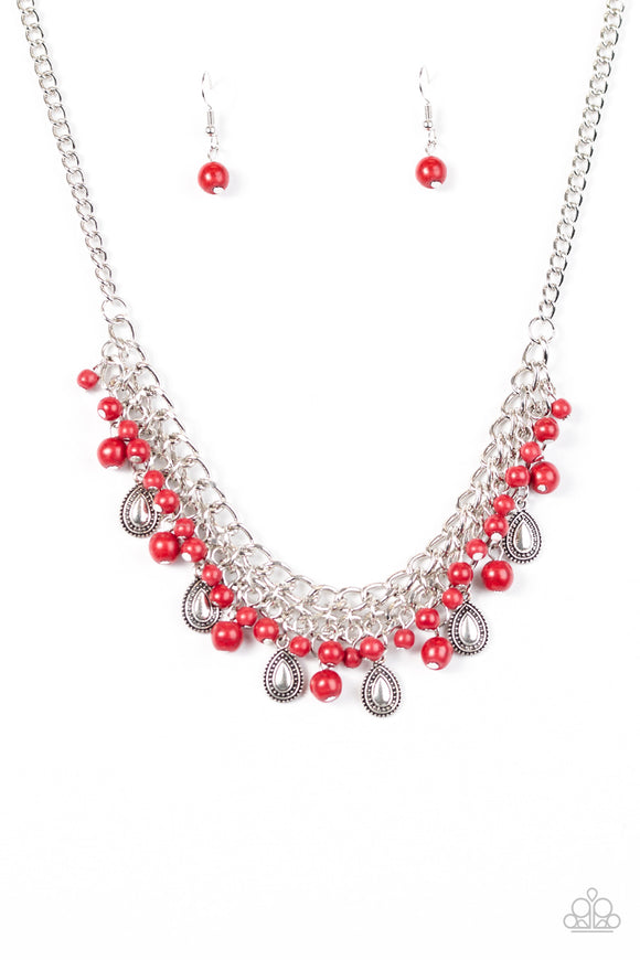 Primal Donna - Red Necklace - Box 6 - Red
