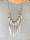 Roaring Riviera - White Necklace - Box 8 - White