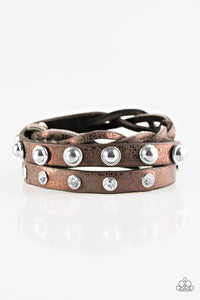 Runway Rave - Brown Urban Bracelet