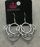 Metallic Macrame - Silver Earrings