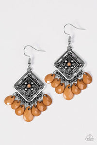 San Diego Spree - Orange Earring - Box OrangeE4