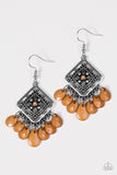 San Diego Spree - Orange Earring - Box OrangeE4