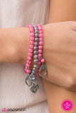 So Loveable - Pink Bracelet