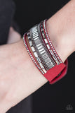 Spectacular Shimmer - Red urban Bracelet