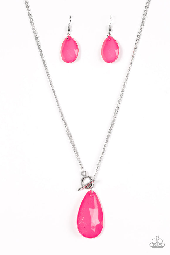 Spring Storm - Pink Necklace - Box 3 - Pink