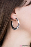 SPRING It On - Silver Hoop Earring