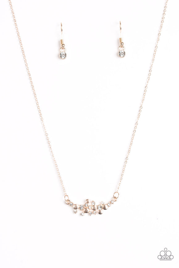Star Gazing Shimmer - Rose Gold Necklace