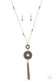 The Wheel To Work Wonders - Copper Necklace - Box 5 - Copper