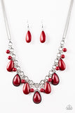 This Side Of Malibu - Red Necklace - Box 6 - Red