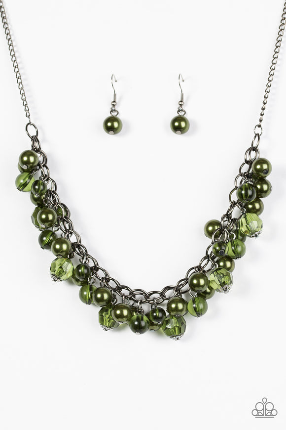 Time To Runway - Green Necklace - Box 5 - Green