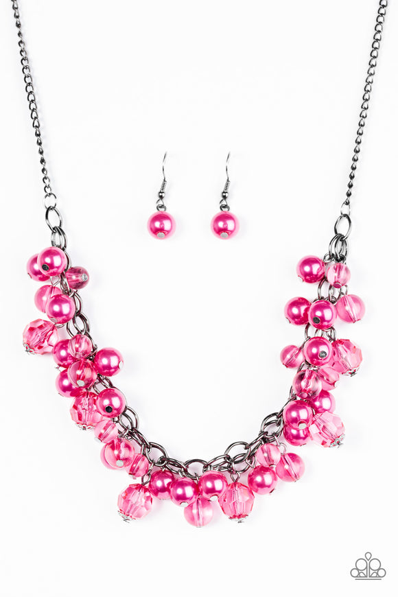 Time To Runway - Pink Necklace - Box 3 - Pink
