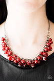 Time To Runway - Red Necklace - Box 1 - Red