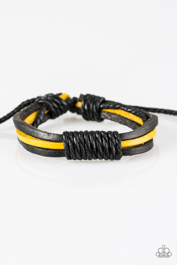 Trail Leader - Yellow  Urban Pull Cord Bracelet